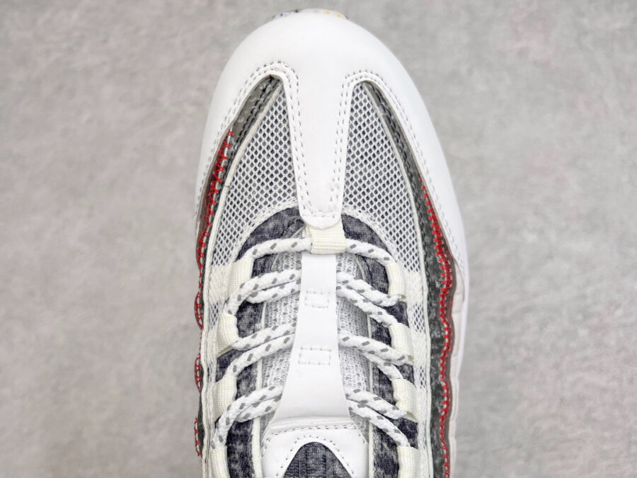 Reps Nike Air Max 95 White Bright Crimson CV6899-100