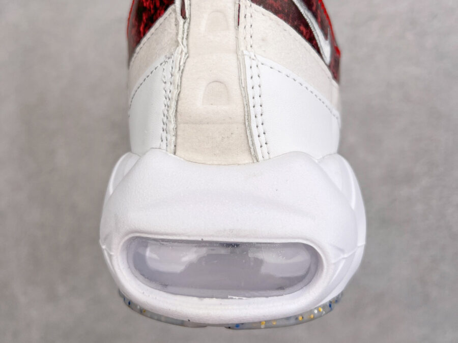 Reps Nike Air Max 95 White Bright Crimson CV6899-100