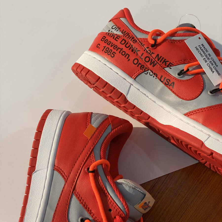 Off-white X Nike Sb Dunk Low Red CT0856-600