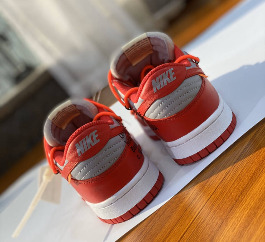 Off-white X Nike Sb Dunk Low Red CT0856-600