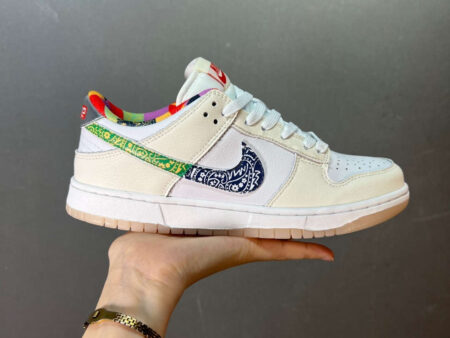 Nike Dunk Low White Multi Color Paisley FN8913-141