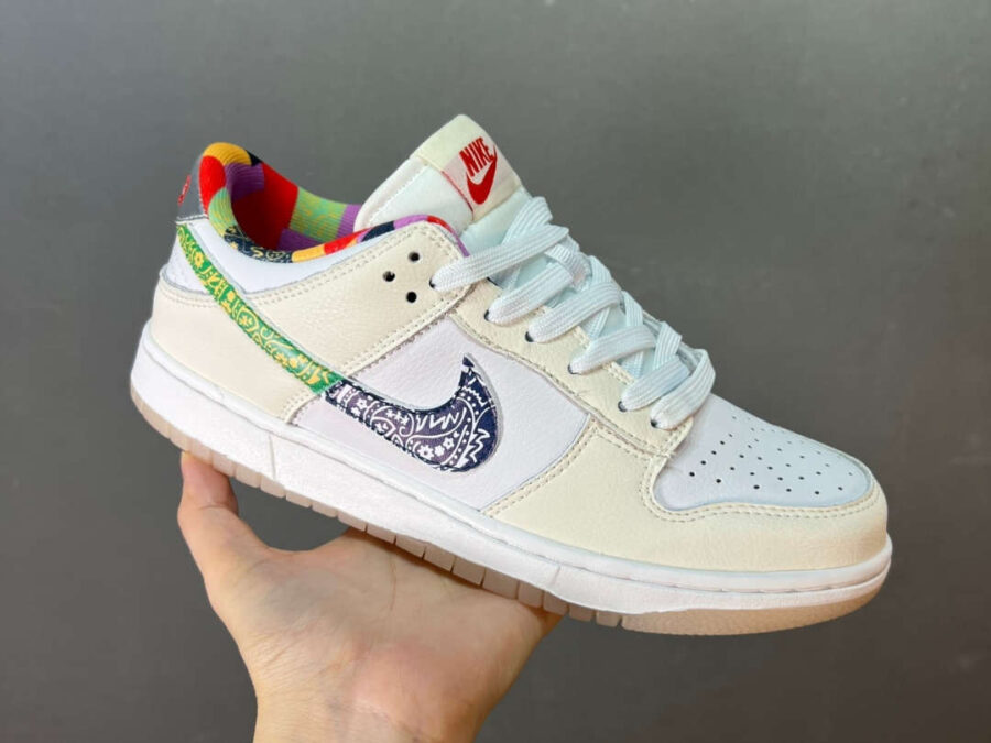 Nike Dunk Low White Multi Color Paisley FN8913-141