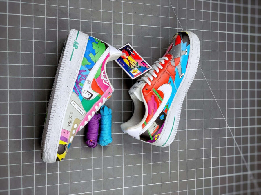 Multi Colored Air Force 1 Flyleather Ruohan Wang CZ3990-900