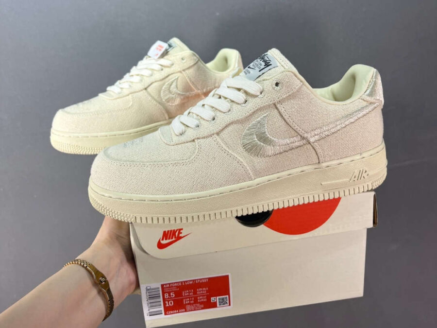 Nike Air Force 1 Stussy Fossil CZ9084-200
