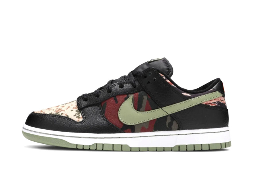 Nike Dunk Low Crazy Camo Oil Green DH0957-001