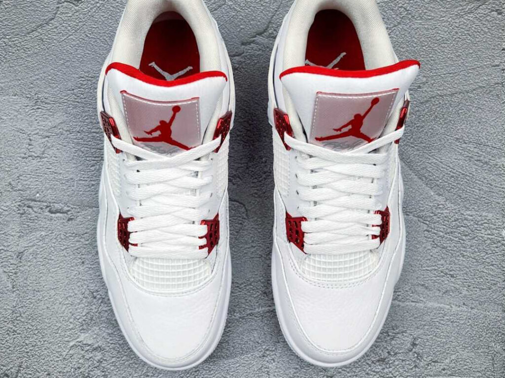 Air Jordan 4 Metallic Pack White Red CT8527-112
