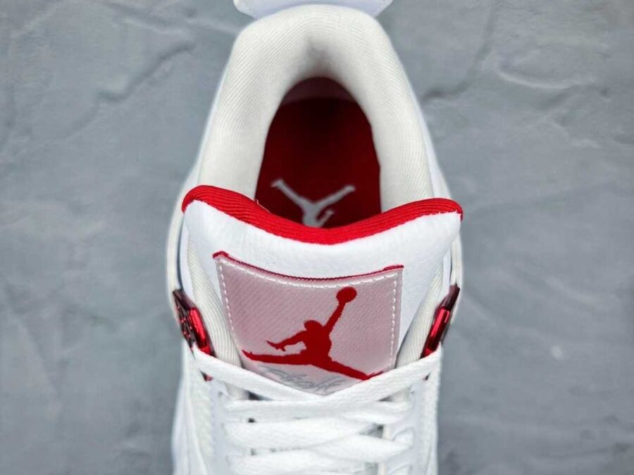 Air Jordan 4 Metallic Pack White Red CT8527-112