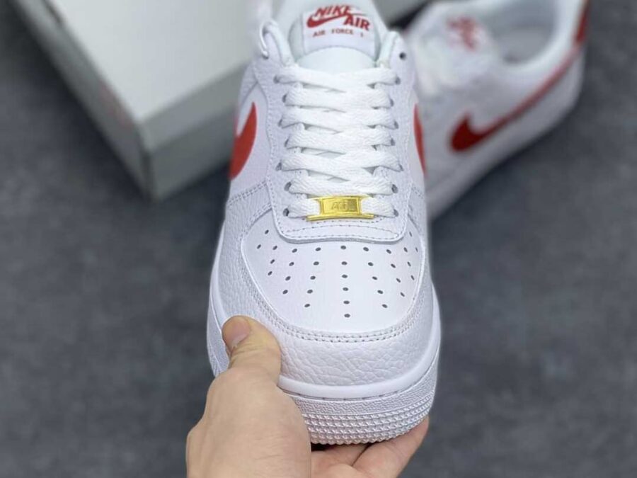 Nike Air Force 1 07 Low White Team Red CZ0326-100