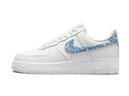 Nike Air Force 1 Low 07 Essential White Worn Blue Paisley DH4406-100